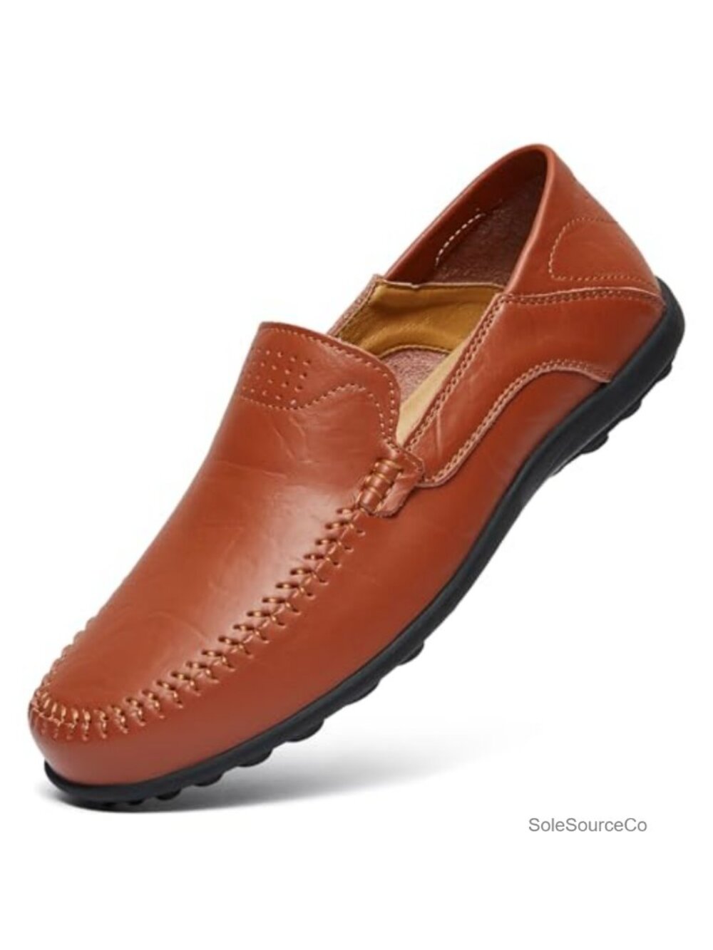 Premium Leather Slip On Loafers Driving Shoes Men's Casual Breathable